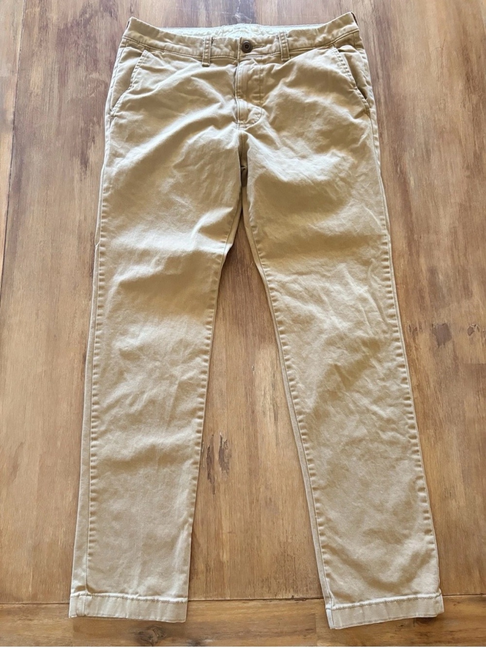 Hollister Skinny Chino Pants in medium Khaki